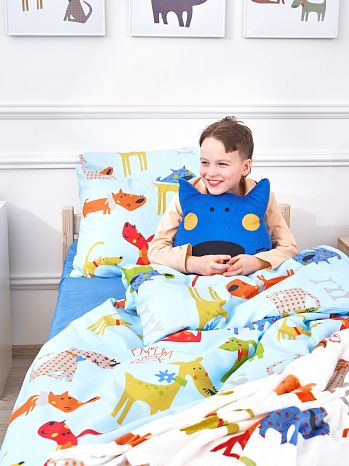 Постельное белье Funny dogs, бязь, собачки, мультиколор