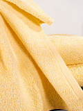 Полотенце махровое Yellow, без рисунка, желтый
