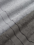 Набор полотенец махровых Graphite duo collection, без рисунка, серый