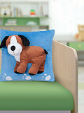 Подушка декоративная Toy puppy, щенок, мультиколор