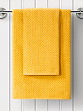 Набор полотенец махровых Yellow, керби, желтый