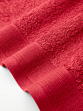 Полотенце махровое Red, без рисунка, красный