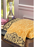 Полотенце махровое Oriental gold, орнамент, желтый