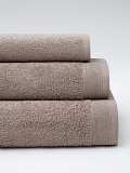 Набор полотенец махровых Cappuccino, без рисунка, капучино