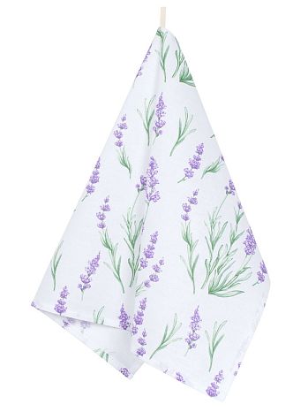 Полотенце кухонное Lavender, цветы, фиолетовый